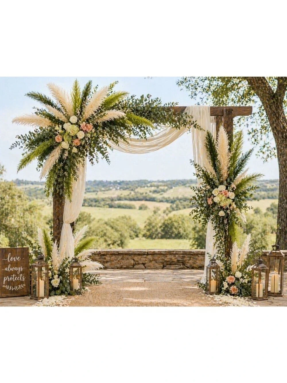 Z-A LLC faux pampas